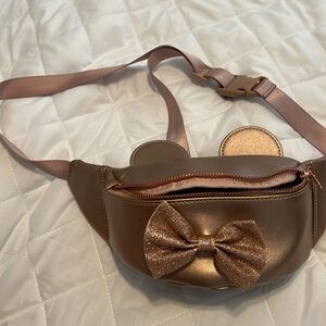 Disney Loungefly, Rosegold fanny pack, Boxlunch exclusive, gently used
